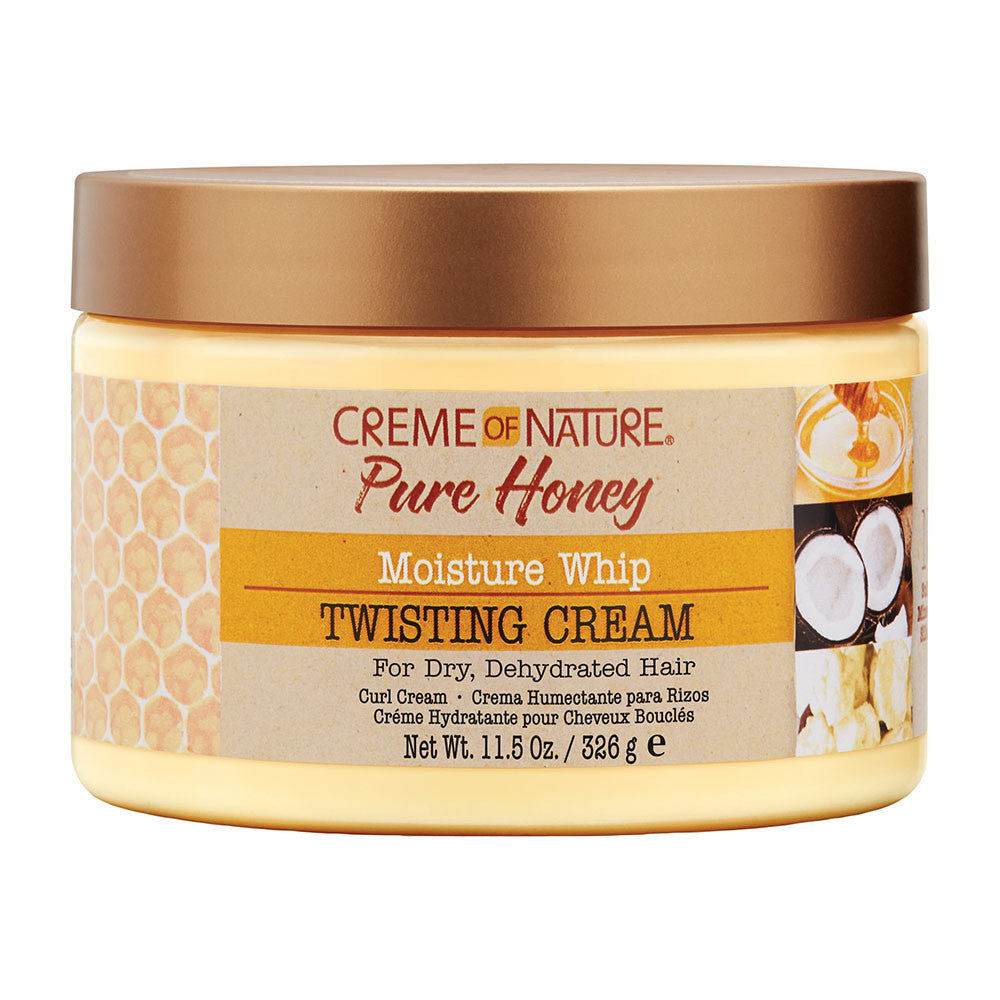 Cream Of Nature Pure Honey Moisture Whip Twisting Cream, 11.5 Oz